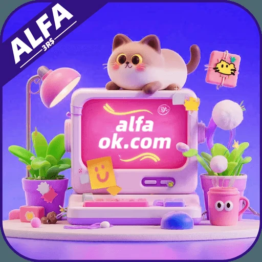 AlfaOK.com⭐️ ONLINE PLATAFORMA OFICIAL, seu site confiável! Logo